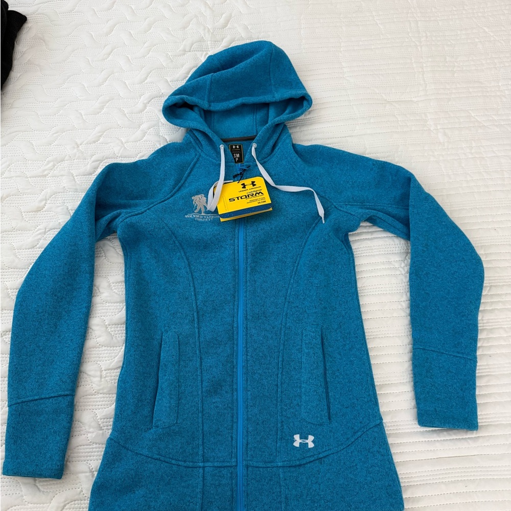 Under Armour Women's Teal Hooded Ski Jacket